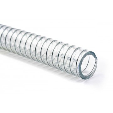 Clear Steel Spiral PVC Hose