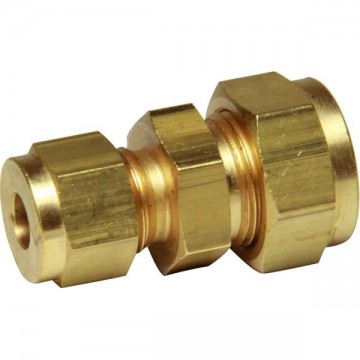 Brass Male Stud Coupling 3/8 x 3/8 BSP Taper