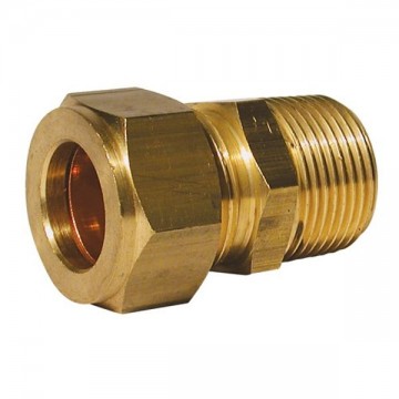 AG Brass Male Elbow Coupling 5/16 x 3/8 BSP Taper