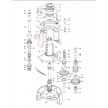 Lewmar 88 DRUM ASSY/GEAR...