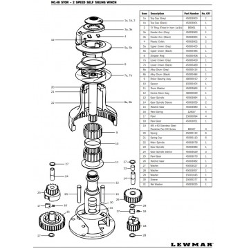 Lewmar 48 ASTOR PAWL GEAR -...