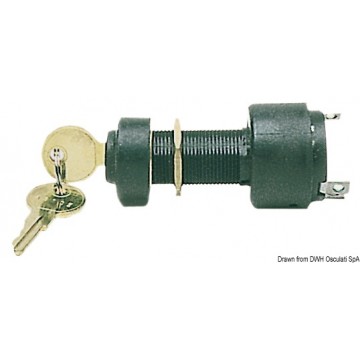 Watertight ignition key