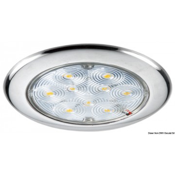 Ceiling light with 9 white...