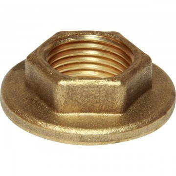 Brass Flanged Lock Nut -...